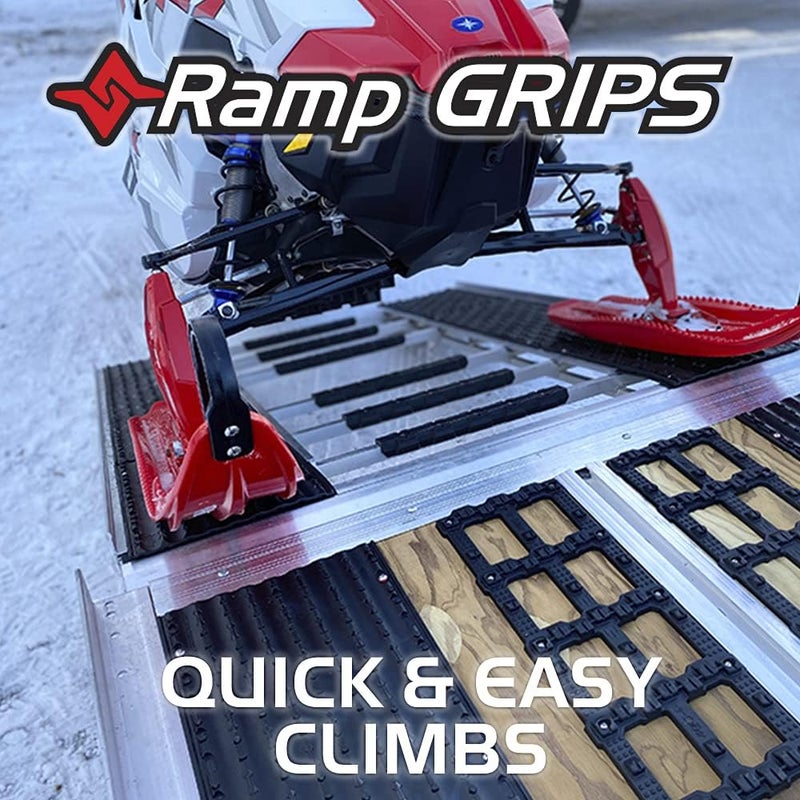 Caliber Ramp Grips 13204, Snowmobile Ramp Traction, 6-pc Kit - Image 3